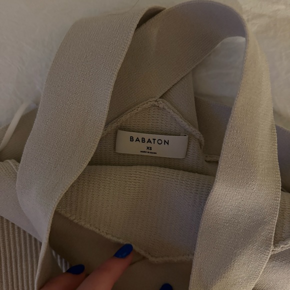 Aritzia Babaton Sculpt Knit Criss Cross Tank - Picture 3 of 3